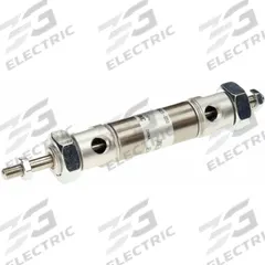 SMC Round Body Cylinder: 2 in Bore, 2 1/2 in Stroke, Non-Repairable, Stainless Steel, Rubber Cushion (MPN NCMW200-0250C). Key specifications — attr1122958: Rotating Rod; attr942235: Carbon Steel; attr942202: SMC; attr942227: Double Rod; attr942243: NCM.