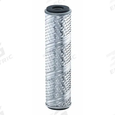Parker Water Filter Cartridge: 0.5 micron, Pleated, 7 gpm, ETP Steel - Pleated Water Filter Cartridges