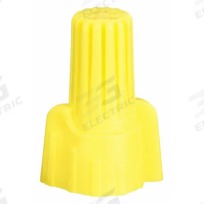 APPROVED VENDOR Twist-On Wire Connectors: Yellow, Wire Sizes 18 AWG – 10 AWG, 600 V, 100 - General Purpose Wire Connectors