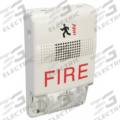EDWARDS SIGNALING Chime Strobe: 16 to 33V DC, 4 1/2 in Overall Ht, 2 3/4 in Overall Wd - Fire Alarm Chimes with Strobe Light
