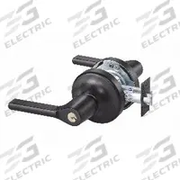 ASSA ABLOY ACCENTRA Cylindrical Lockset: Office Lever Locksets, Black, ADA Compliant (MPN 86741). Key specifications — attr1024149: Not Ligature-Resistant; attr1011488: ASSA ABLOY ACCENTRA; attr1024446: A156.2; attr1011524: No Message; attr1011506: TB Lever; attr1011485: Yes; attr1059461: Black Suede Powder Coated, Sprayed : Cast Zinc.