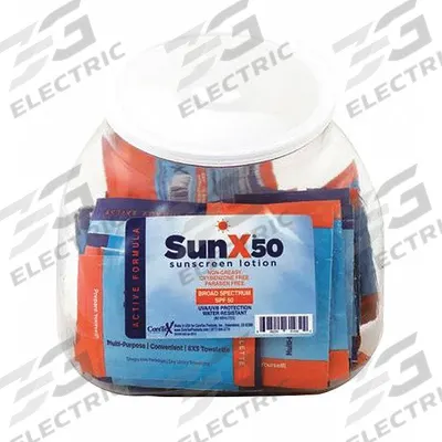 SUNX Sunscreen: 50 SPF, Lotion, 0.25 oz