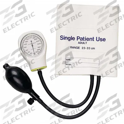 MABIS Blood Pressure Unit: Blood Pressure Unit, Arm, Adult, Vinyl, Adult Cuff Named Size - Single-Patient-Use Blood Pressure Cuffs