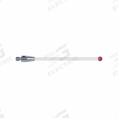 INSIZE M3 Stylus: CMM Straight Stylus, Ball, Straight, 0.08 in Ruby Ball Tip - Straight CMM Styli