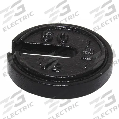RICE LAKE WEIGHING SYSTEMS Calibration Weight: 0.5 lb Nominal Mass, Slotted Calibration Wt, 7 - Class 7 Calibration Weights