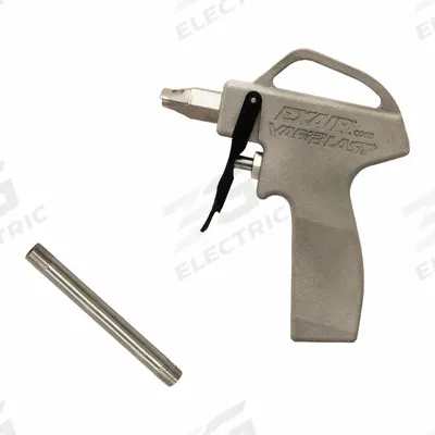 EXAIR Safety Air Gun with extension: Ergonomic Grip, Cast Aluminum, 1/4 in Female NPT - Pistol-Grip Air Guns