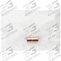 STREAMLINE Sweat Fitting Adapter: 1/2 in CTS x 1/4 in CTS, FTG x Cup, No Center Stop, Wrot Copper (MPN W 01317CB)