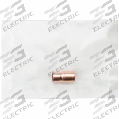STREAMLINE Sweat Fitting Adapter: 1/2 in CTS x 1/4 in CTS, FTG x Cup, No Center Stop - Clean & Bagged Wrot Copper Tube Fittings