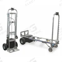 APPROVED VENDOR Convertible Hand Truck: 600 lb Cap, Dual-Handle, Aluminum, 10 in, Pneumatic, Dual- (MPN 220656). Key specifications — Frame Type: Flat Back; Frame Material: Aluminum; Battery Type: Sealed Lead Acid; Brand: APPROVED VENDOR.
