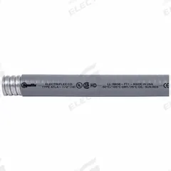 Liquid Tight Conduit: 3/4 in Trade Size, Gray, 100 ft Nominal Lg, ATLA (MPN ATLA-12). Key specifications — Conduit Color: Gray; Brand: LIQUATITE; Series: ATLA.