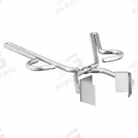 Flask Tongs: 9 in Overall Lg, Stainless Steel, 300, Uncoated, 1/4 in Wire Size, 1 in Tip Lg, Flasks (MPN H-23442). Key specifications — Brand: APPROVED VENDOR; Coating: Uncoated; For Use With: Flasks; Material Grade: 300; Product Type: Flask Tongs; Tip Style: Flask.