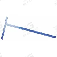 WESTWARD Drywall T-Square: 22 in Base Lg, 22 in, 47 7/8 in, Five Rivet Construction, Painted, 1/8 in (MPN 4MRX5). Key specifications — attr936134: 1/8 in; attr934763: WESTWARD; attr984589: Inch; attr984960: Aluminum.