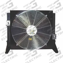 COOL-LINE Forced Air Oil Cooler: 180 hp Heat Removed, 200 gpm Max. Flow, 377 psi Max. Pressure (MPN HR180-0050). Key specifications — attr96059: 2 in SAE 4 Bolt Flange; attr98919: COOL-LINE.