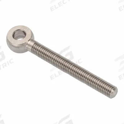 AMPG Fixed Rod End: Stainless Steel, Plain, 130 mm Hole Center-to-End Lg - Stainless Steel Male Threaded Fixed Rod Ends