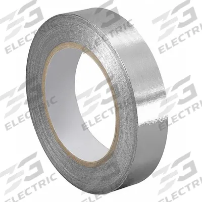 TAPECASE Foil Tape: 2 in Wd, 36 yd Lg, 4 mil Thick, Silicone, Indoor/Outdoor, -60°F Min Temp - Reinforced Foil Tape
