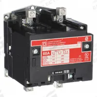 SQUARE D Lighting Magnetic Contactor: 2 Poles, 120V AC, 60 A (MPN 8903SPO1V02). Key specifications — attr948947: SQUARE D.