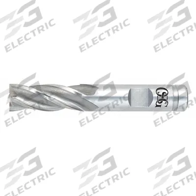 OSG Square End Mill: Cobalt, 4 Flute, 1" Mill Dia, 3" LOC, 5-1/2" OAL (MPN 5475100) - General Purpose Cobalt Square End Mills