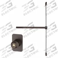 VON DUPRIN Exit Device: 4 ft Max Door Wd, Bronze (MPN 22K-F-4-313). Key specifications — Product Type: Exit Device; Brand: VON DUPRIN; Exit Device Type: Rim; Outside Trim Type: Knob; Exit Bar Style: Touchbar; ADA Compliant: Yes.