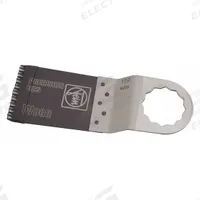 FEIN Oscillating Tool Blade: 1 3/8 in Blade Wd, 2 in Overall Lg, Carbon Steel, 5 Pieces, Wood, 5 PK (MPN 63502119048). Key specifications — attr1097473: Wood; attr1097476: FEIN; attr1097456: Precision Cutting.