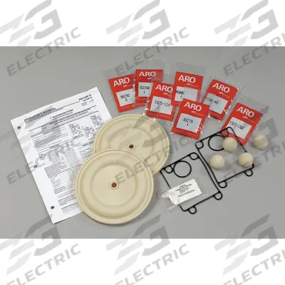 ARO Fluid End Repair Kit: Fluid End Repair Kit, 637429-NA, Santoprene - ARO Fluid-End Repair Kits