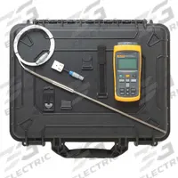 FLUKE Thermometer: -328°F to 4,199°F, -328°F to 1,832°F, 2 Channels, RS-232 (MPN 1524-P4-156). Key specifications — Accuracy: ±0.24 °C (Type J, K, L, M); Brand: FLUKE; Thermocouple Temperature Fahrenheit - Maximum: 4,199 °F.