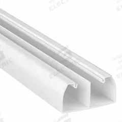 LEGRAND Raceway: CableSmart 40N2, 2 Channels, 4 in Wd, 2 in Ht, 96 in Lg, Plastic, White (MPN 40N2B08WH). Key specifications — Series: CableSmart 40N2; Material: Non-Metallic; Color: White; Brand: LEGRAND; Item: Raceway.