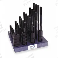 TE-CO Clamping Kit: For 12 mm T-Slot, M10x1.5 Stud, 38 Pc (MPN 68202). Key specifications — Includes Studs: (4) 4 in; Brand: TE-CO.