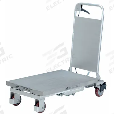 APPROVED VENDOR Scissor Lift Table: Not Powered, 400 lb Load Capacity - Corrosion-Resistant Manual Scissor-Lift Tables