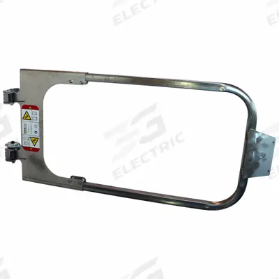 PS INDUSTRIES Self-Closing Safety Gate: Stainless Steel, For 40 in to 50 in Opening Wd - Width Adjustable Single-Door Metal