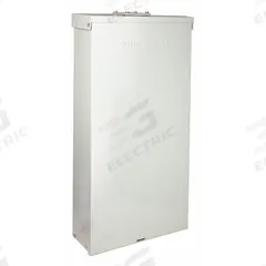 GE Load Center: 100 A Amps, 120/208V AC, 18 Spaces, 22kA, Combo Flush/Surface, Main Circuit Breaker (MPN TM18410R). Key specifications — attr196384: Main Circuit Breaker; attr196380: 120/208V AC; attr196382: 22kA; attr196383: Combination Flush/Surface.