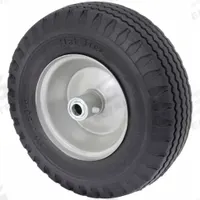 MARASTAR Flat-Free Wheel: 12 7/16 in Wheel Dia., 1 7/8 in Wheel Wd, Polyurethane, 4 1/2 in Hub Lg (MPN 00145). Key specifications — Brand: MARASTAR; Tire Sidewall Number: 4.10/3.50-6.