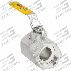 APPROVED VENDOR Manual Two-Way Ball Valve: 2 in, 316 Stainless Steel, Straight Valve Body, Two-Piece (MPN 06Q221N06020). Key specifications — Brand: APPROVED VENDOR; Handle: Locking Lever.
