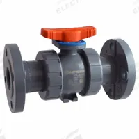 HAYWARD FLOW CONTROL Manual Two-Way Ball Valve: 2 in, CPVC, Straight, Class 150 Flange, Three-Piece (MPN TBH2200A0FE0000). Key specifications — Brand: HAYWARD FLOW CONTROL; Handle: Locking Tee.