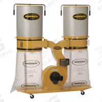 POWERMATIC Wood Dust Collector: Single-Stage, 230V AC, 1,782 cfm (MPN 1792072K). Key specifications — attr952404: POWERMATIC; attr1018713: 86% of 1 micron particles; 98% of 2 micron particles; attr979886: Bag; attr979899: 92 dBA.
