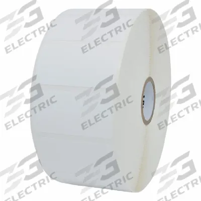ZEBRA Barcode Printer Labels: 2 in Label Wd, 1 in Label Ht, White, 1 in Core Dia. - Desktop Thermal Transfer Labels