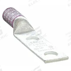 Compression Lug: For 4/0 AWG, Stranded Wire, 3/8 in Stud Size, Long, Copper Barrel (MPN 24C396). Key specifications — Inspection Hole: No; For Wire Type: Stranded; For Wire Sizes: 4/0 AWG; Brand: APPROVED VENDOR; Manufacturer Part Number: 24C396.