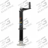 CURT Trailer Jack: Drill-Operated Tongue Jack, 2,000 lb Static Load Capacity, Topwind, Universal (MPN 733926). Key specifications — Handle Type: Topwind; Mounting Type: Universal; Maximum Lift Height: 23-1/2 in; Base: Footpad; Brand: CURT.