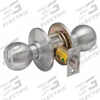BEST Door Lockset: Privacy Knob Locksets, Chrome, Interchangeable Core (MPN 8K30L4DSTK626). Key specifications — Lockset Style: 8K Round.