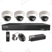 VITEK Video Surveillance Digital Systems: Dome, 4 Cameras Included, 2.8 mm Max Focal Lg, 5MP, 12V DC (MPN VT-TH5KT84TD-2). Key specifications — Brand: VITEK; Camera Operating Voltage: 12V DC; Camera Resolution: 5MP; Lens Type: Fixed; Indoor/Outdoor Usage: Outdoor.