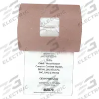 APPROVED VENDOR Vacuum Bag: Oreck, BB180/MV160, Dry, Paper, 2-Ply, Std, 48ZD79. Key specifications — Compatible Vacuum Brand: Oreck; Bag Pickup Type: Dry; Bag Material: Paper; Ply Count: 2-Ply; Brand: APPROVED VENDOR; Compatible Vacuum Manufacturer Part Number: MV160; Manufacturer Part Number: 48ZD79.