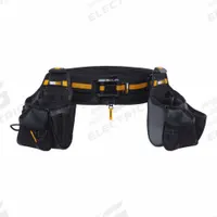 TOUGHBUILT ToughBuilt Tradesman Tool Belt Set: 32 in to 48 in Waist Size, Pockets 27, Padded (MPN TB-CT-111-3P). Key specifications — Brand: TOUGHBUILT; Padded: Padded; Belt Color: Black; Primary Application: Contractor; Series: ClipTech.