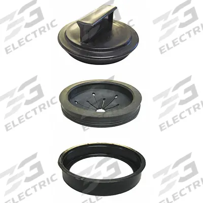 KISSLER Splash Guard Kit: 3 1/2 in Overall Dia, 1/2 in Overall Lg, 1 3/4 in Overall Ht - Splash Guards & Strainers for Garbage Disposals