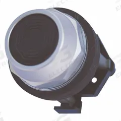 EATON Flush Push Button Operator: Non-Illuminated, Flush Profile, Metallic, 30 mm, 2NO/2NC (MPN HT8AAHF1Q1). Key specifications — Brand: EATON; Action: Momentary; Series: HT800; Push Button Material Type: Metallic.
