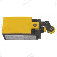 EATON Roller Lever Plunger Limit Switch: LS-Titan Series, 1NO/1NC, Roller Arm Plunger (MPN LS-S11S-LS). Key specifications — Brand: EATON; Manufacturer Part Number: LS-S11S-LS; Series: LS-Titan; Switch Action: Momentary/Momentary; Terminal Connection Type: Screw Terminals.