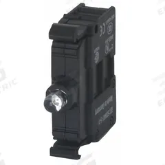 EATON Lamp Module: 22 mm Size, Green, LED, 30 V AC/DC Rating, No Transformer (MPN M22-LED-G). Key specifications — Compatible Operator: Push Button; Compatible with Series: M22; Terminal Connection Type: Screw Terminals; Brand: EATON; Manufacturer Part Number: M22-LED-G; Includes Bulb: Bulb Included.