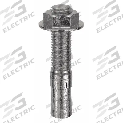 MKT FASTENING Wedge Anchor: 4 1/4 in Overall Lg, 3/4 in Dia, 3/4"-10 Thread Size, Plain - 18-8 Stainless Steel Wedge Anchors