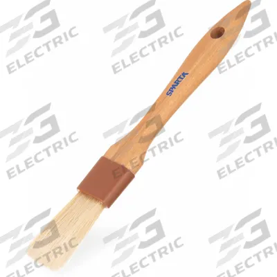 SPARTA Basting Brush: Boar Bristle, 1 in Bristle Wd, 8 1/4 in Overall Lg, Flat - Basting Brushes