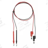 POMONA Test Leads: Black/Red Electrical Current Color, Std Probe, Banana Plug, 4 ft Lg (MPN 6235). Key specifications — Brand: POMONA.