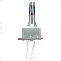 Hot Surface Igniter: Universal, Silicon Carbide, 15 1/2 in Lead Lg, 120V AC, Hardwired, Flat Tip (MPN IG418). Key specifications — Electrical Connection Type: Hardwired; Manufacturer Part Number: IG418; Brand: SUPCO; Input Voltage: 120V AC; Replacement for OEM Brands: Robertshaw.