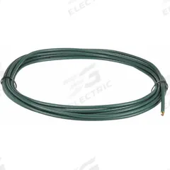 CHAINFLEX Control Cable: 18 AWG, 4 Conductors, 25 ft, PVC Jacket, 600 V (MPN CF5-07-04-25). Key specifications — Conductor Material: Copper; Conductor Configuration: Single; Minimum Bend Radius Factor - Fixed: 4 x OD; Minimum Bend Radius Factor - Flexible: 5 x OD; Includes Ground: Yes; Minimum Bend Radius Factor - E-Chain: 6.8 x OD; Resistance Properties: Oil and Grease Resistant; Standards: CE.